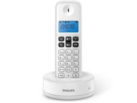 Teléfono Inalámbrico Philips D1611W/34/ Blanco