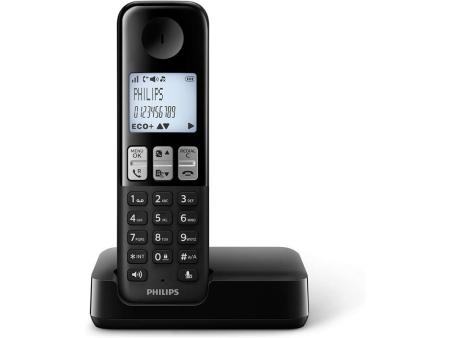 Teléfono Inalámbrico Philips D2501B/01/ Negro