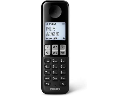 Teléfono Inalámbrico Philips D2501B/01/ Negro