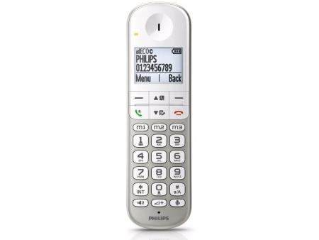 Teléfono Inalámbrico Philips XL4901S/23/ Plata y Blanco