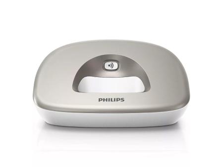 Teléfono Inalámbrico Philips XL4901S/23/ Plata y Blanco