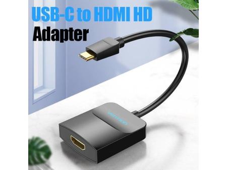 Adaptador Vention TDCBB/ USB Tipo-C Macho - HDMI Hembra