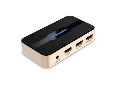 Duplicador Vention ACBG0-EU/ 2xHDMI Hembra - HDMI Macho