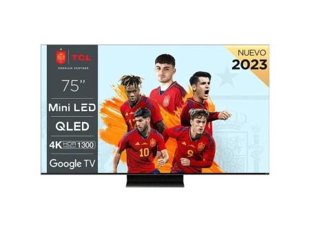 Televisor TCL QLED-Mini LED 75C805 75'/ Ultra HD 4K/ Smart TV/ WiFi