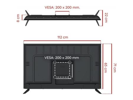 Televisor Grunkel LED-5022GOO 50'/ Ultra HD 4K/ Smart TV/ WiFi