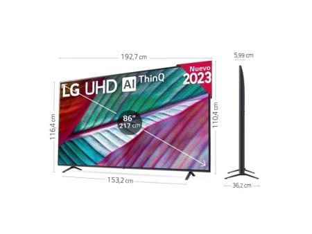 Televisor LG UHD 86UR78006LB 86'/ Ultra HD 4K/ Smart TV/ WiFi