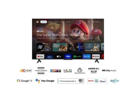 Televisor TCL 55P61B 55'/ Ultra HD 4K/ Smart TV/ WiFi