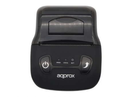 Impresora de Tickets Approx appPOS58PORTABLE+/ Térmica/ Ancho papel 58mm/ USB-Bluetooth/ Negra