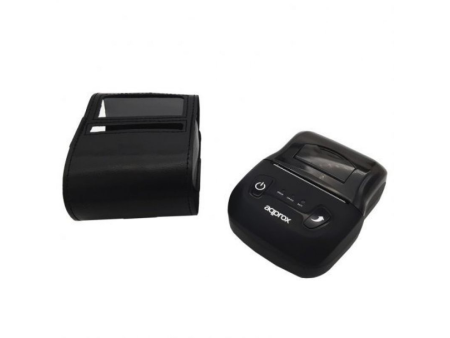 Impresora de Tickets Approx appPOS58PORTABLE+/ Térmica/ Ancho papel 58mm/ USB-Bluetooth/ Negra