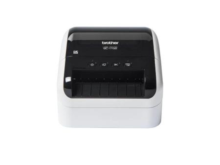 Impresora de Etiquetas Brother QL-1100C/ Térmica/ Ancho etiqueta 103mm/ USB/ Blanca y Negra