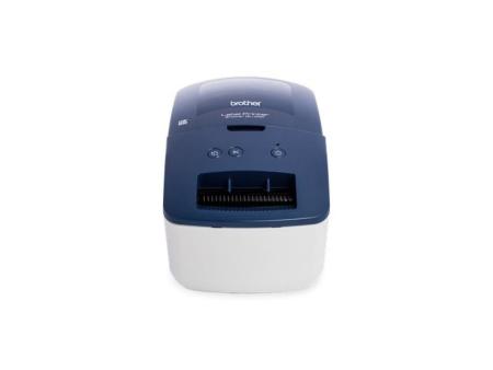 Impresora de Etiquetas Brother QL-600B/ Térmica/ Ancho etiqueta 62mm/ USB/ Azul y Blanca