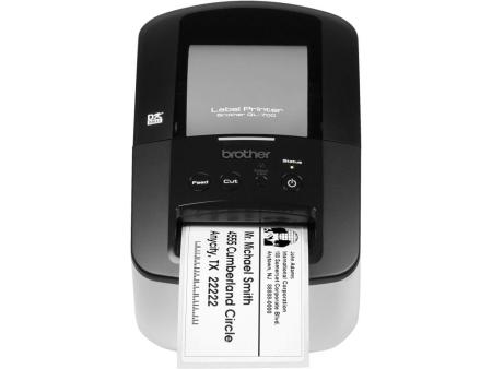 Impresora de Etiquetas Brother QL-700/ Térmica/ Ancho etiqueta 62mm/ USB/ Blanca y Negra