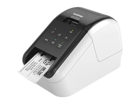 Impresora de Etiquetas Brother QL-810WC/ Térmica/ Ancho etiqueta 62mm/ USB-WiFi/ Blanca y Negra