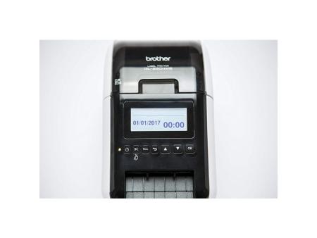 Impresora de Etiquetas Brother QL-820NWBC/ Térmica/ Ancho etiqueta 62mm/ USB-Bluetooth-WiFi-Ethernet/ Blanca y Negra