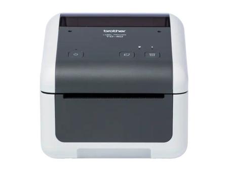 Impresora de Etiquetas y Tickets Brother TD-4420DN/ Térmica Directa/ Ancho etiqueta 118mm/ USB-RS-232C/ Blanca y Negra