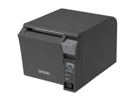 Impresora de Tickets Epson TM-T70II/ Térmica/ Ancho papel 80mm/ USB-Ethernet/ Negra