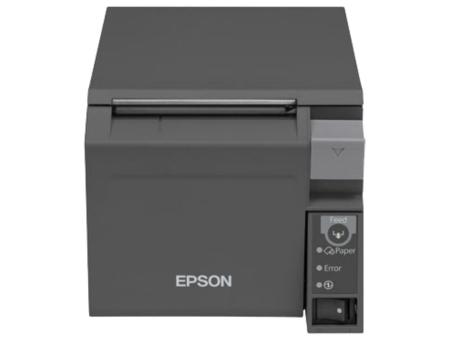 Impresora de Tickets Epson TM-T70II/ Térmica/ Ancho papel 80mm/ USB-Ethernet/ Negra