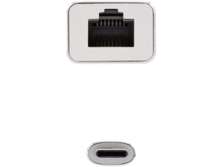 Adaptador USB Tipo-C - RJ45 Nanocable 10.03.0402/ 1000Mbps