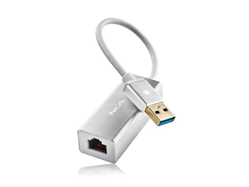 Adaptador USB 3.0 - RJ45 NGS Hacker 3.0/ 1000Mbps