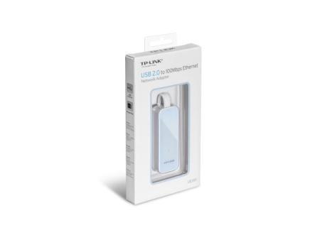 Adaptador USB - RJ45 TP-Link UE200/ 100Mbps