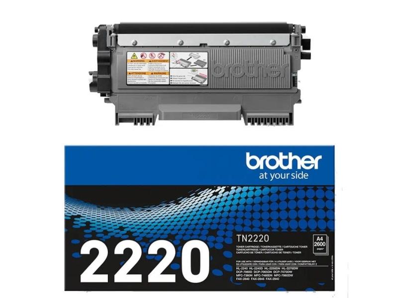 Tóner Original Brother TN-2220/ Negro