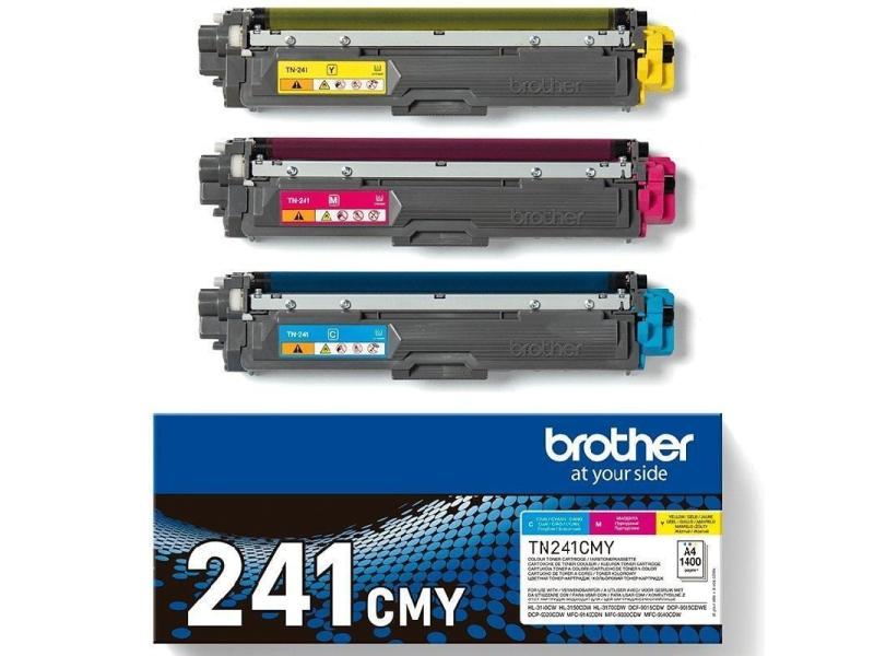 Tóner Original Brother TN241CMY Multipack/ Cian/ Magenta/ Amarillo