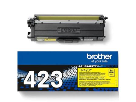 Tóner Original Brother TN-423Y Alta Capacidad/ Amarillo