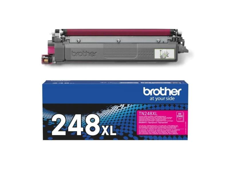 Tóner Original Brother TN248XLM Alta Capacidad/ Magenta