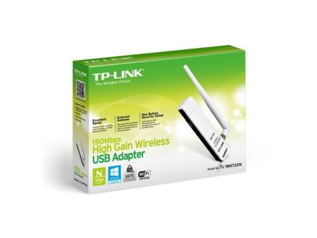 Adaptador USB - WiFi TP-Link TL-WN722N/ 150Mbps