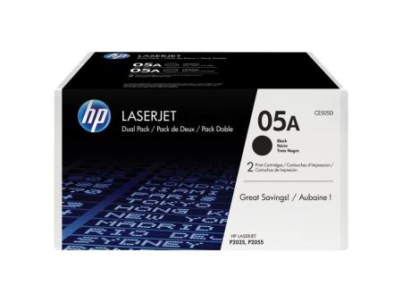 Tóner Original HP nº05A Multipack/ 2x Negro