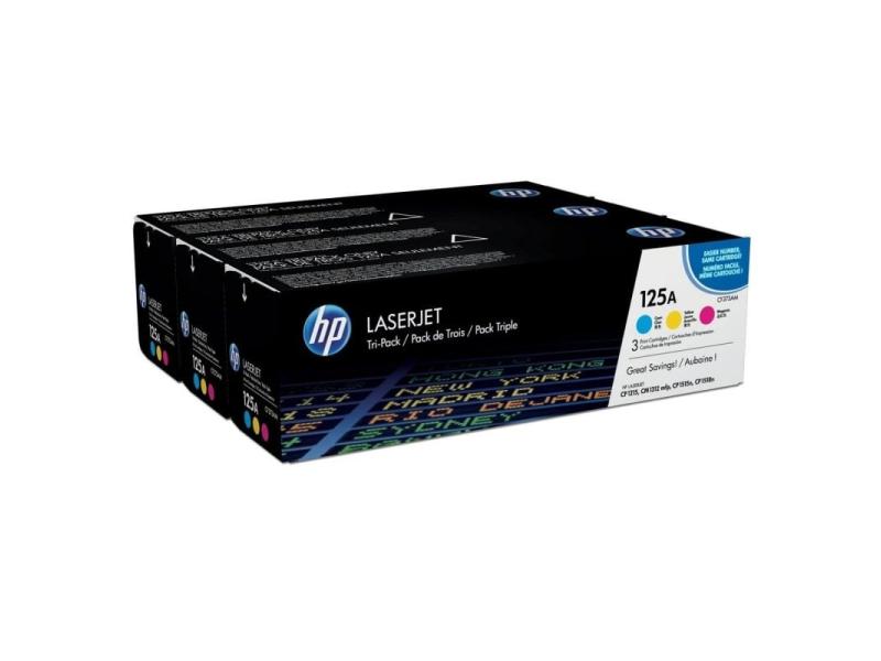 Tóner Original HP nº125A Multipack/ Cian/ Magenta/ Amarillo