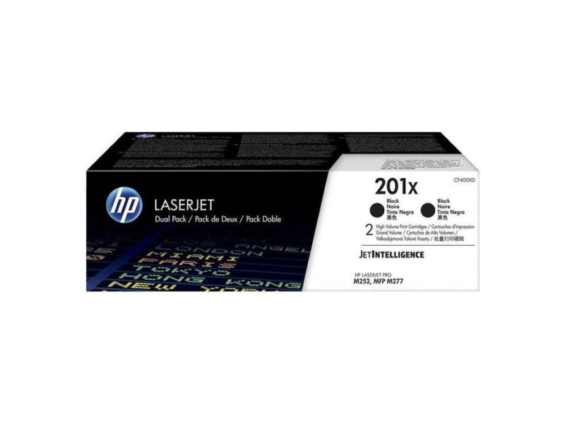 Tóner Original HP nº201X XL Alta Capacidad Multipack/ 2x Negro