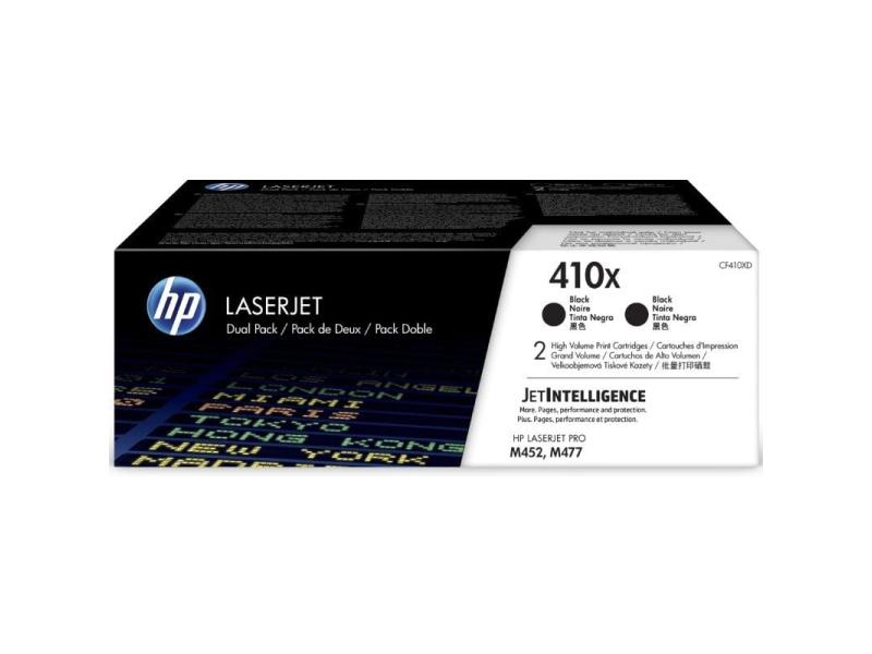 Tóner Original HP nº410X XL Alta Capacidad Multipack/ 2x Negro