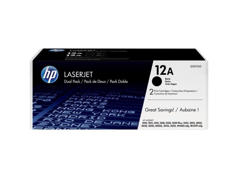 Tóner Original HP nº12A Multipack/ 2x Negro