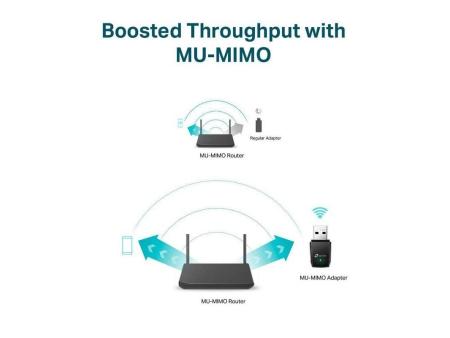 Mini Adaptador USB - WiFi TP-Link Archer T3U AC1300/ 1300Mbps