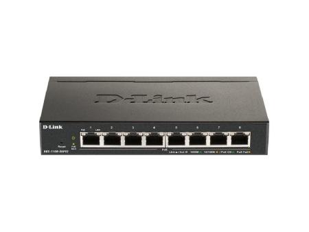 Switch D-Link DGS-1100-08PV2 8 Puertos/ RJ-45 10/100/1000 PoE