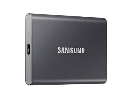 Disco Externo SSD Samsung Portable T7 1TB/ USB 3.2/ Gris