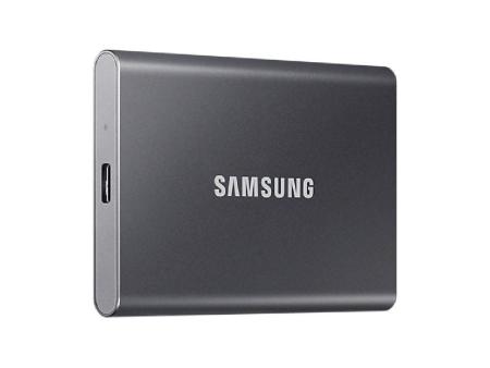 Disco Externo SSD Samsung Portable T7 4TB/ USB 3.2/ Gris