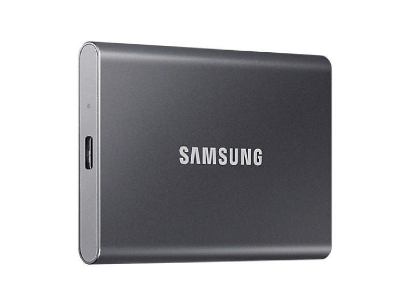 Disco Externo SSD Samsung Portable T7 4TB/ USB 3.2/ Gris