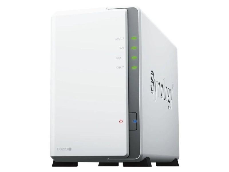 NAS Synology Diskstation DS223J/ 2 Bahías 3.5'- 2.5'/ 1GB DDR4/ Formato Torre