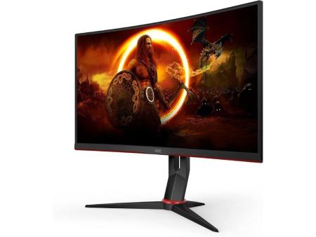 Monitor Gaming Curvo AOC C27G2ZU/BK 27'/ Full HD/ 0.5ms/ 240Hz/ VA/ Multimedia/ Negro