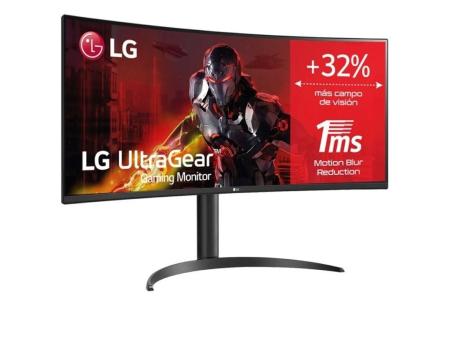 Monitor Gaming Ultrapanorámico Curvo LG UltraGear 34WP65CP-B 34'/ WQHD/ 1ms/ 160Hz/ VA/ Multimedia/ Negro