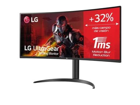 Monitor Gaming Ultrapanorámico Curvo LG UltraGear 34WP65CP-B 34'/ WQHD/ 1ms/ 160Hz/ VA/ Multimedia/ Negro