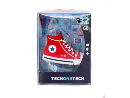 Pendrive 32GB Tech One Tech Red Reverse USB 2.0