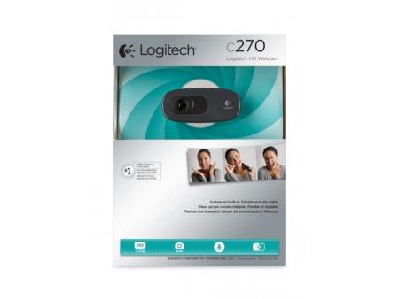 Webcam Logitech HD C270/ 1280 x 720 HD