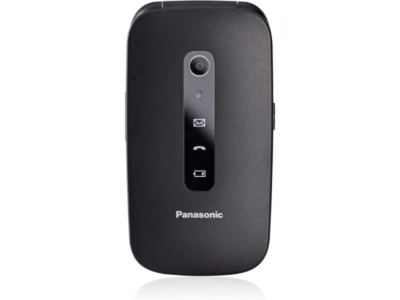 Teléfono Móvil Panasonic KX-TU550 para Personas Mayores/ Negro