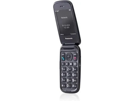 Teléfono Móvil Panasonic KX-TU550 para Personas Mayores/ Negro