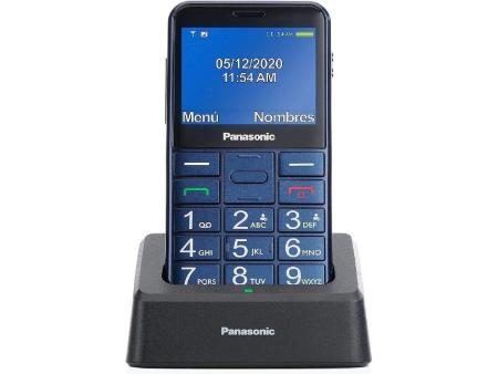 Teléfono Móvil Panasonic KX-TU155EXCN para Personas Mayores/ Azul