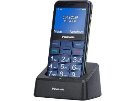 Teléfono Móvil Panasonic KX-TU155EXCN para Personas Mayores/ Azul