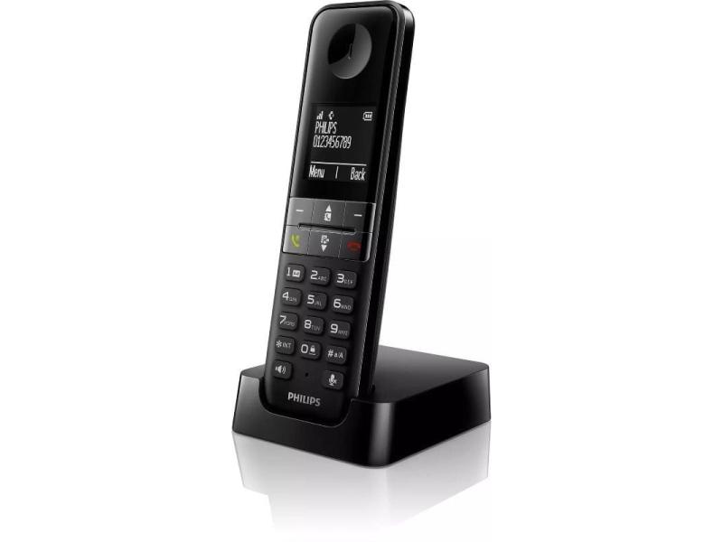 Teléfono Inalámbrico Philips D4701B/34/ Negro